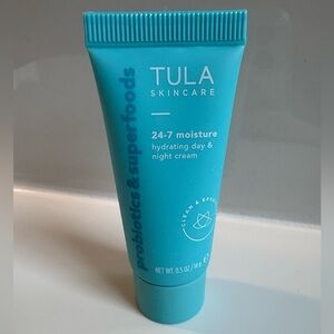 Tula Cosmetics 24-7 Moisture Hydrating Day & Night Cream Travel Size Mini .5 oz